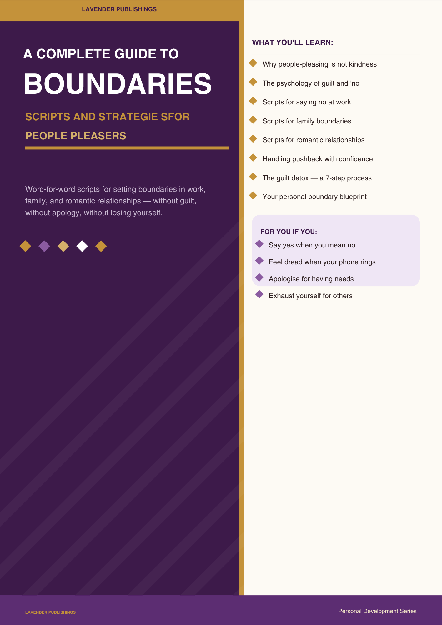 Boundaries: Scripts and Strategies to Avoid People Pleasing
